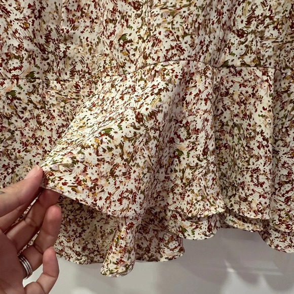 Lush | balloon long sleeve floral mini dress | Size: Medium NWOT - Picture 8 of 8